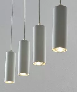 Lindby Joffrey -riippuvalaisin, 4-lamp., Valkoinen