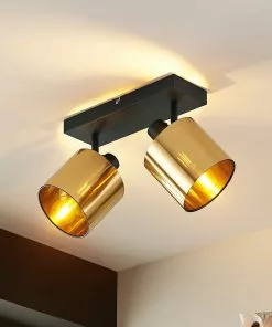 Lindby Joudy -kattovalaisin 2-lamp. Vaalea Pronssi -Lampan kauppa lindby joudy kattovalaisin 2 lamp vaalea pronssi 8