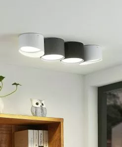 Lindby Kianush -kattovalaisin 4-lamp. Monivärinen