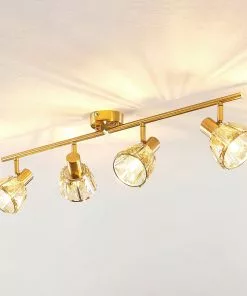 Lindby Kosta -kattovalaisin, 4-lamp., Messinkiä -Lampan kauppa lindby kosta kattovalaisin 4 lamp messinkiae 8