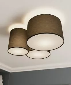 Lindby Laurenz -kattovalaisin, 3-lamp., Harmaa -Lampan kauppa lindby laurenz kattovalaisin 3 lamp harmaa 8