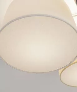 Lindby Laurenz -kattovalaisin 5-lamp. Ruskea-beige -Lampan kauppa lindby laurenz kattovalaisin 5 lamp ruskea beige 2