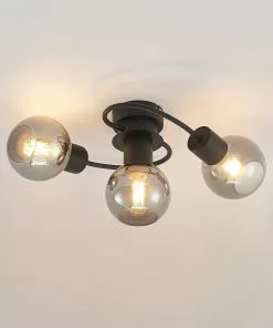 Lindby-LED-kattovalaisin Ciala, 3-lamp. Savu 3 Lindby-LED-kattovalaisin Ciala, 3-lamp. Savu -Lampan kauppa lindby led kattovalaisin ciala 3 lamp savu 3