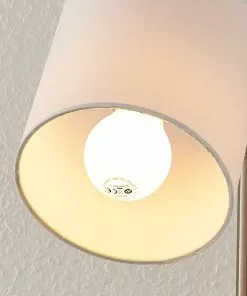 Lindby Manu -lattiavalo, 1-lamp., Valkoinen -Lampan kauppa lindby manu lattiavalo 1 lamp valkoinen 4