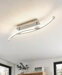 Lindby Rouven -LED-kattovalaisin, Kaareva, 4-lamp.