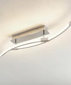 Lindby Rouven -LED-kattovalaisin, Kaareva, 4-lamp. -Lampan kauppa lindby rouven led kattovalaisin kaareva 4 lamp 8