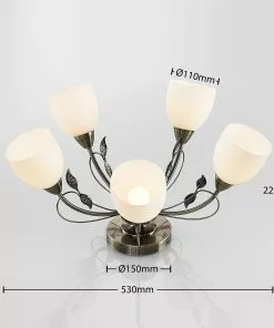 Lindby Thaddeus -kattovalaisin, 5-lamp., 31 Cm -Lampan kauppa lindby thaddeus kattovalaisin 5 lamp 31 cm 2