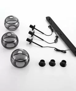 Lucande Ably -riippuvalaisin, Savulasia, 3-lamp. 7 Lucande Ably -riippuvalaisin, Savulasia, 3-lamp. -Lampan kauppa lucande ably riippuvalaisin savulasia 3 lamp 7