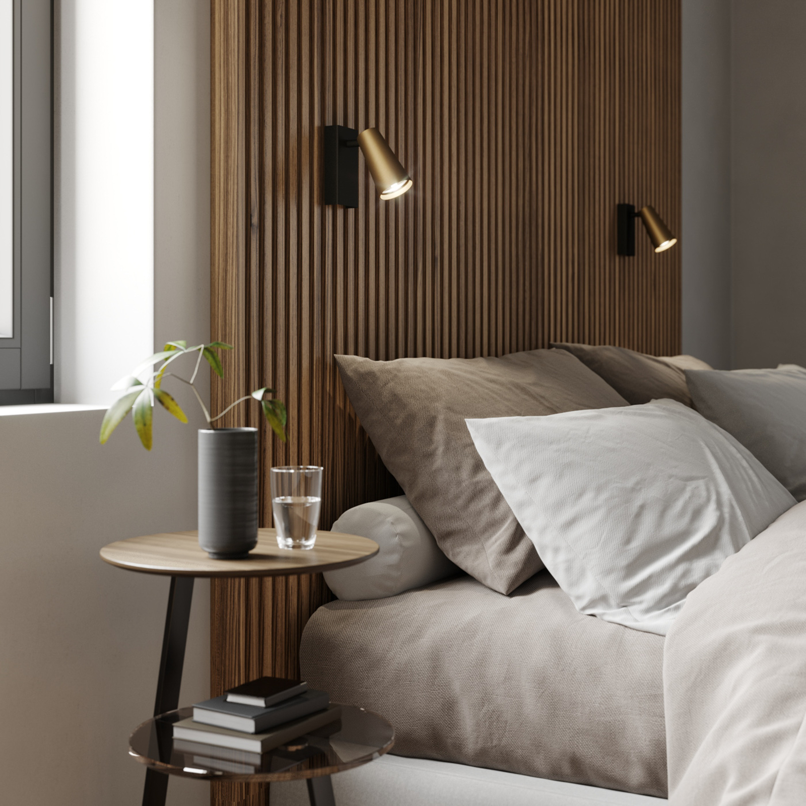 Lucande Angelina -spotti, messinki-kulta, 1-lamp. Lucande Angelina -spotti, Messinki-kulta, 1-lamp. -Lampan kauppa lucande angelina spotti messinki kulta 1 lamp