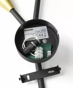 Lucande Carlea -seinävalo, 2-lamp. Musta-messinki 6 Lucande Carlea -seinävalo, 2-lamp. Musta-messinki -Lampan kauppa lucande carlea seinaevalo 2 lamp musta messinki 6