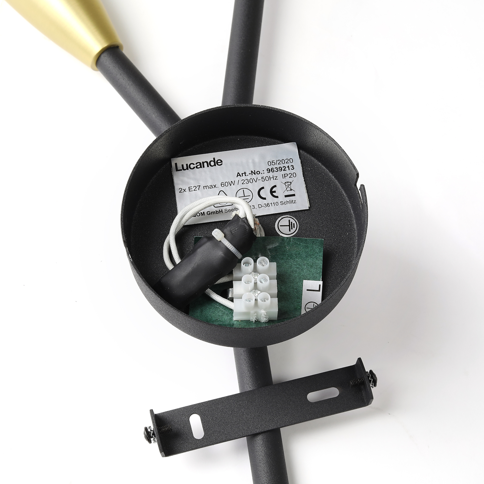 Lucande Carlea -seinävalo, 2-lamp. musta-messinki Lucande Carlea -seinävalo, 2-lamp. Musta-messinki -Lampan kauppa lucande carlea seinaevalo 2 lamp musta messinki 6