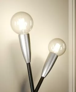 Lucande Carlea -seinävalo, 2-lamp. Musta-nikkeli -Lampan kauppa lucande carlea seinaevalo 2 lamp musta nikkeli 3