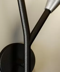 Lucande Carlea -seinävalo, 2-lamp. Musta-nikkeli -Lampan kauppa lucande carlea seinaevalo 2 lamp musta nikkeli 7