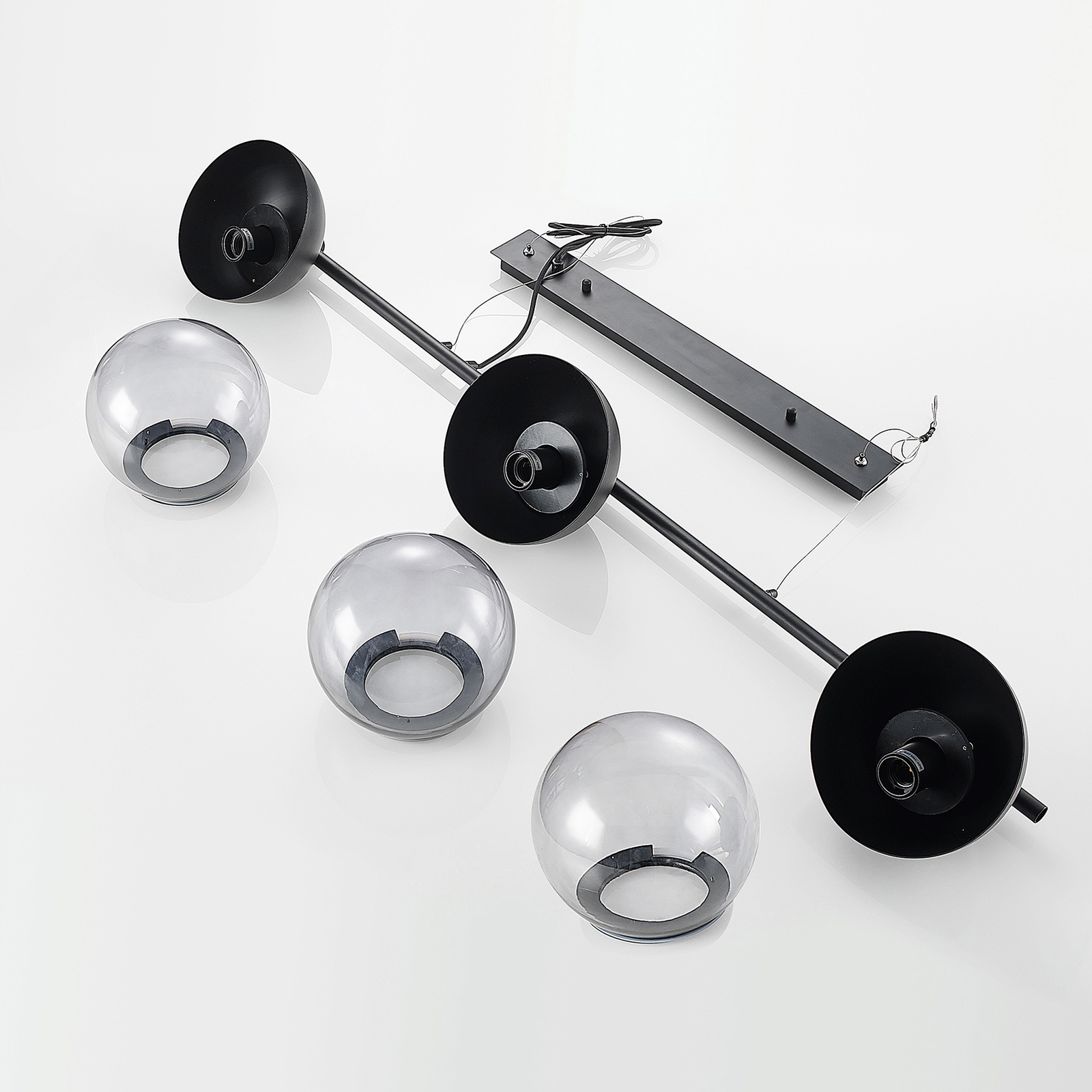 Lucande Dustian -riippuvalo, 3-lamp., 124 cm Lucande Dustian -riippuvalo, 3-lamp., 124 Cm -Lampan kauppa lucande dustian riippuvalo 3 lamp 124 cm 7