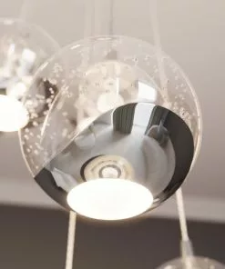 Lucande Hayley -LED-riippuvalo, 9-lamp., Kromattu -Lampan kauppa lucande hayley led riippuvalo 9 lamp kromattu 2