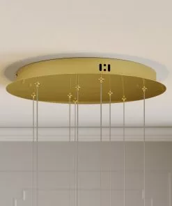 Lucande Hayley -LED-riippuvalo, 9-lamp., Kulta -Lampan kauppa lucande hayley led riippuvalo 9 lamp kulta 2