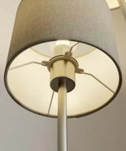 Lucande Juljana -lattiavalo, 2-lamp., Kangas -Lampan kauppa lucande juljana lattiavalo 2 lamp kangas 3