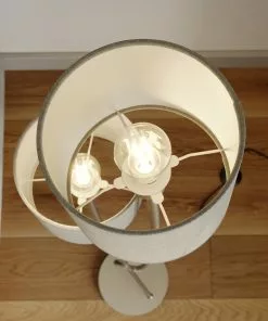 Lucande Juljana -lattiavalo, 2-lamp., Kangas -Lampan kauppa lucande juljana lattiavalo 2 lamp kangas 7