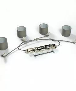 Lucande Juljana -riippuvalo, 4-lamp., Kangas -Lampan kauppa lucande juljana riippuvalo 4 lamp kangas 6