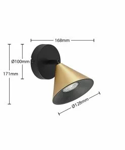 Lucande Kartio -kattovalaisin, 1-lamp., Messinki 2 Lucande Kartio -kattovalaisin, 1-lamp., Messinki -Lampan kauppa lucande kartio kattovalaisin 1 lamp messinki 2