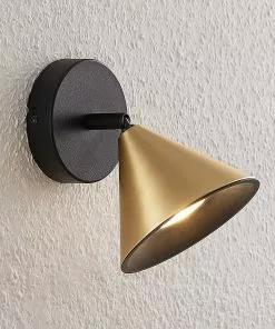 Lucande Kartio -kattovalaisin, 1-lamp., Messinki 3 Lucande Kartio -kattovalaisin, 1-lamp., Messinki -Lampan kauppa lucande kartio kattovalaisin 1 lamp messinki 3