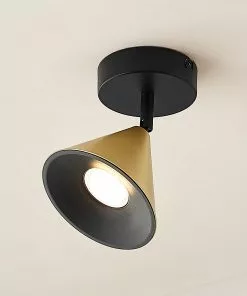 Lucande Kartio -kattovalaisin, 1-lamp., Messinki 8 Lucande Kartio -kattovalaisin, 1-lamp., Messinki -Lampan kauppa lucande kartio kattovalaisin 1 lamp messinki 8