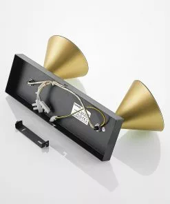 Lucande Kartio -kattovalaisin, 2-lamp., Messinki -Lampan kauppa lucande kartio kattovalaisin 2 lamp messinki 7