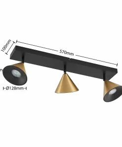 Lucande Kartio -kattovalaisin, 3-lamp., Messinki 2 Lucande Kartio -kattovalaisin, 3-lamp., Messinki -Lampan kauppa lucande kartio kattovalaisin 3 lamp messinki 2