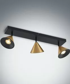 Lucande Kartio -kattovalaisin, 3-lamp., Messinki 6 Lucande Kartio -kattovalaisin, 3-lamp., Messinki -Lampan kauppa lucande kartio kattovalaisin 3 lamp messinki 6