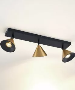 Lucande Kartio -kattovalaisin, 3-lamp., Messinki 8 Lucande Kartio -kattovalaisin, 3-lamp., Messinki -Lampan kauppa lucande kartio kattovalaisin 3 lamp messinki 8