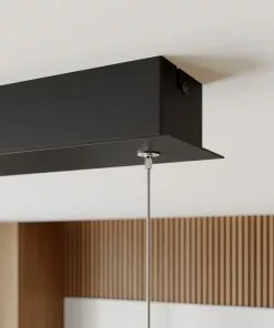 Lucande Kianos -LED-riippuvalaisin, Musta, 5-lamp. -Lampan kauppa lucande kianos led riippuvalaisin musta 5 lamp 2