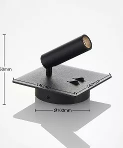 Lucande Magya Musta, 2-lamp. Neliö 2 Lucande Magya Musta, 2-lamp. Neliö -Lampan kauppa lucande magya musta 2 lamp nelioe 2