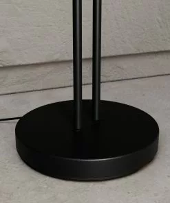 Lucande Medira -lattiavalo, 2-lamp., Musta -Lampan kauppa lucande medira lattiavalo 2 lamp musta 3