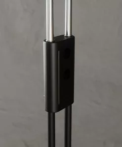 Lucande Medira -lattiavalo, 2-lamp., Musta -Lampan kauppa lucande medira lattiavalo 2 lamp musta 7