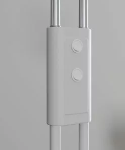 Lucande Medira -lattiavalo, 2-lamp., Valkoinen -Lampan kauppa lucande medira lattiavalo 2 lamp valkoinen 3