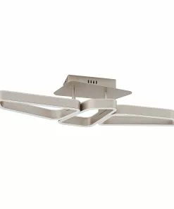 Lucande Quinn -LED-kattovalaisin Nikkeli 3-lamp. -Lampan kauppa lucande quinn led kattovalaisin nikkeli 3 lamp 2