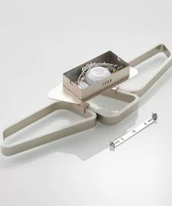 Lucande Quinn -LED-kattovalaisin Nikkeli 3-lamp. -Lampan kauppa lucande quinn led kattovalaisin nikkeli 3 lamp 7