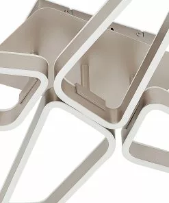 Lucande Quinn -LED-kattovalaisin Nikkeli 4-lamp. -Lampan kauppa lucande quinn led kattovalaisin nikkeli 4 lamp 6