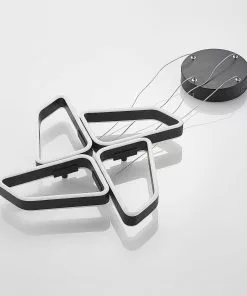 Lucande Quinn -LED-riippuvalaisin Musta 4-lamp. -Lampan kauppa lucande quinn led riippuvalaisin musta 4 lamp 6