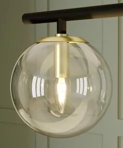 Lucande Sotiana -riippuvalo Lasikuulilla, 5-lamp. -Lampan kauppa lucande sotiana riippuvalo lasikuulilla 5 lamp 7