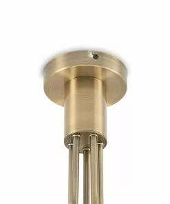 Lucande Wynona -kattovalaisin, 5-lamp., Messinki -Lampan kauppa lucande wynona kattovalaisin 5 lamp messinki 6