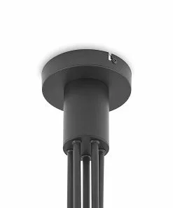 Lucande Wynona -kattovalaisin, 5-lamp., Musta -Lampan kauppa lucande wynona kattovalaisin 5 lamp musta 6