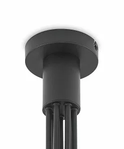 Lucande Wynona -kattovalaisin, 7-lamp., Musta -Lampan kauppa lucande wynona kattovalaisin 7 lamp musta 6