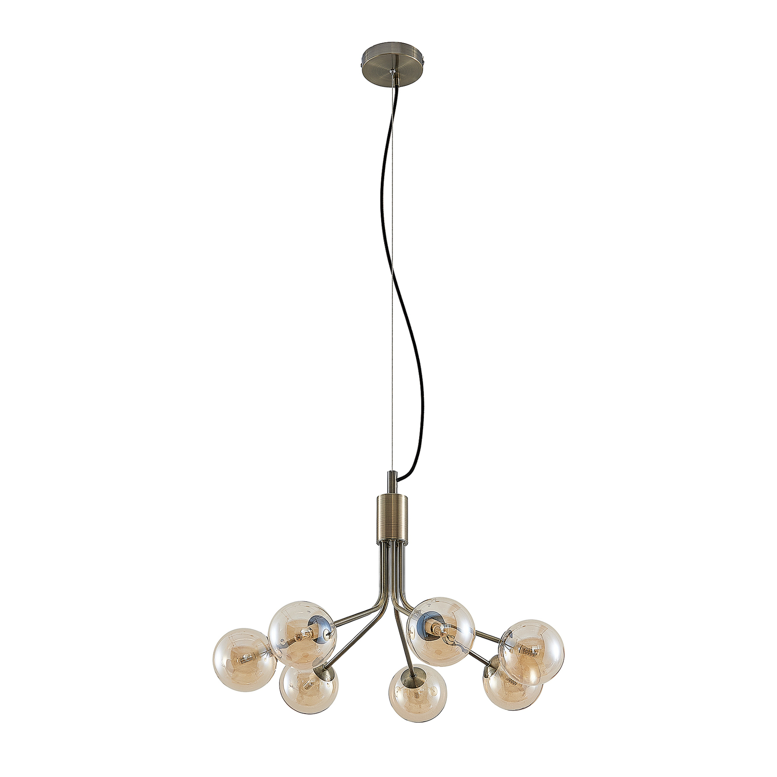 Lucande Wynona -riippuvalo, 7-lamp., messinki Lucande Wynona -riippuvalo, 7-lamp., Messinki -Lampan kauppa lucande wynona riippuvalo 7 lamp messinki 3