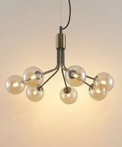 Lucande Wynona -riippuvalo, 7-lamp., Messinki 4 Lucande Wynona -riippuvalo, 7-lamp., Messinki -Lampan kauppa lucande wynona riippuvalo 7 lamp messinki 4