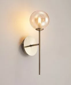 Lucande Wynona -seinävalaisin, 1-lamp., Messinki -Lampan kauppa lucande wynona seinaevalaisin 1 lamp messinki 4