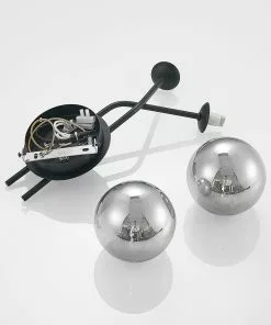 Lucande Wynona -seinävalaisin, 2-lamp., Musta -Lampan kauppa lucande wynona seinaevalaisin 2 lamp musta 7