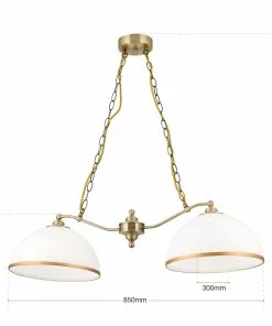 Orion Old Lamp-riippuvalo Ketjuripustimella 2-lamppuinen -Lampan kauppa old lamp riippuvalo ketjuripustimella 2 lamppuinen 3