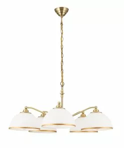 Orion Old Lamp-riippuvalo Ketjuripustimella 5-lamppuinen