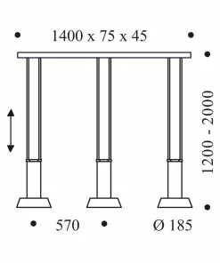 OLIGO Glance LED-riippuvalo 3 Lamp. Kashmir